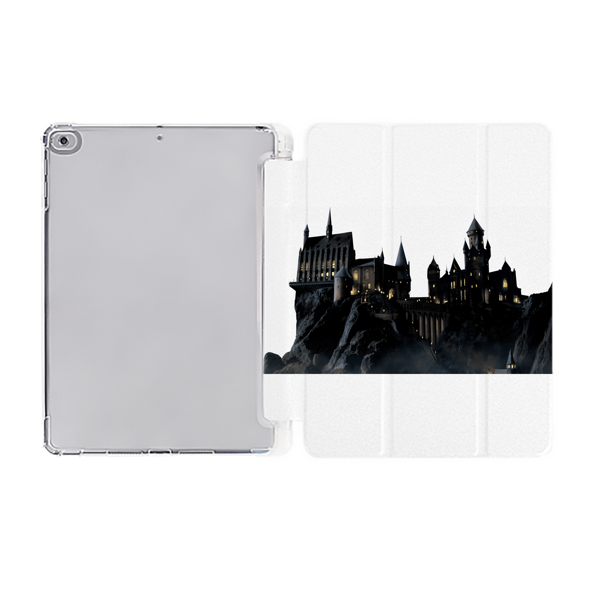 （画像用） Harry Potter ハリー・ポッターシリーズ IPad ケース ペン収納付き 三つ折りスタンド PUレザー×シリコン 対応機種9.5/10.5/10.9インチ